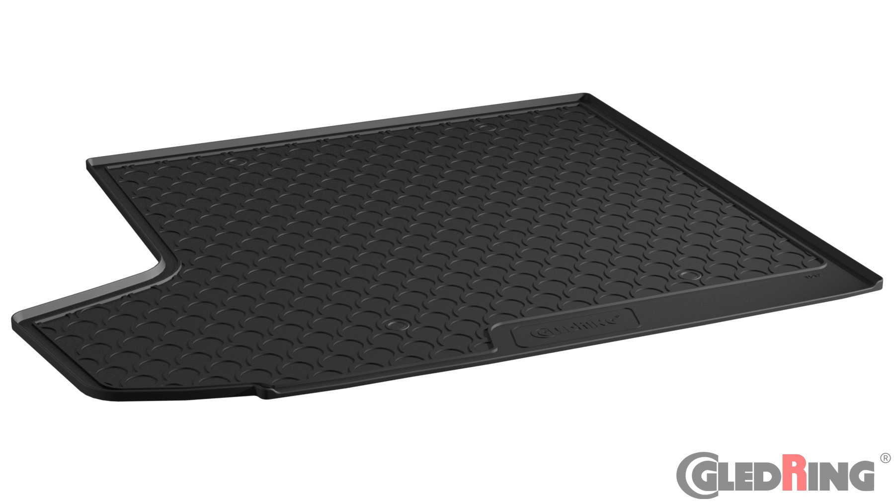 Original Gledring Premium Gummi Kofferraummatte - SKODA Oktavia Kombi (Variabler Boden oben) 2013-> modif.2017-2020